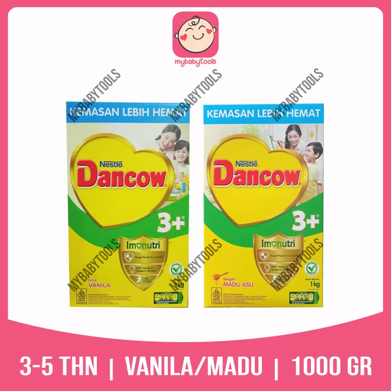 NESTLE DANCOW 1+ 3+ 5+ SUSU PERTUMBUHAN VANILA MADU 1-3 TAHUN 3-5 TAHUN 5-12 TAHUN BOX 1 KG 2