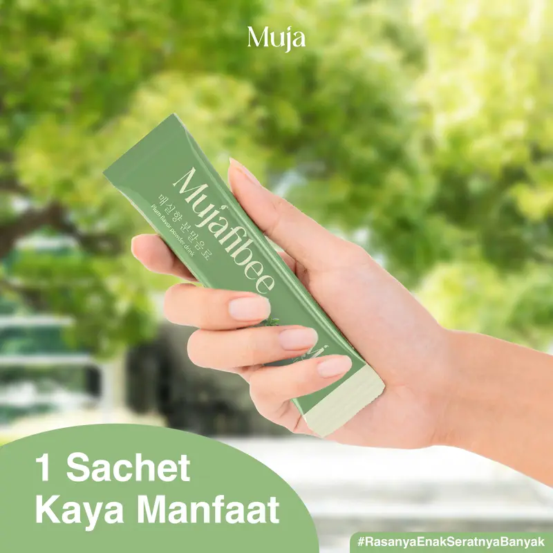 Mujafibee by Mulan Jameela Minuman Serbuk Rasa Plum - 1 Box (10 Sachet) 5