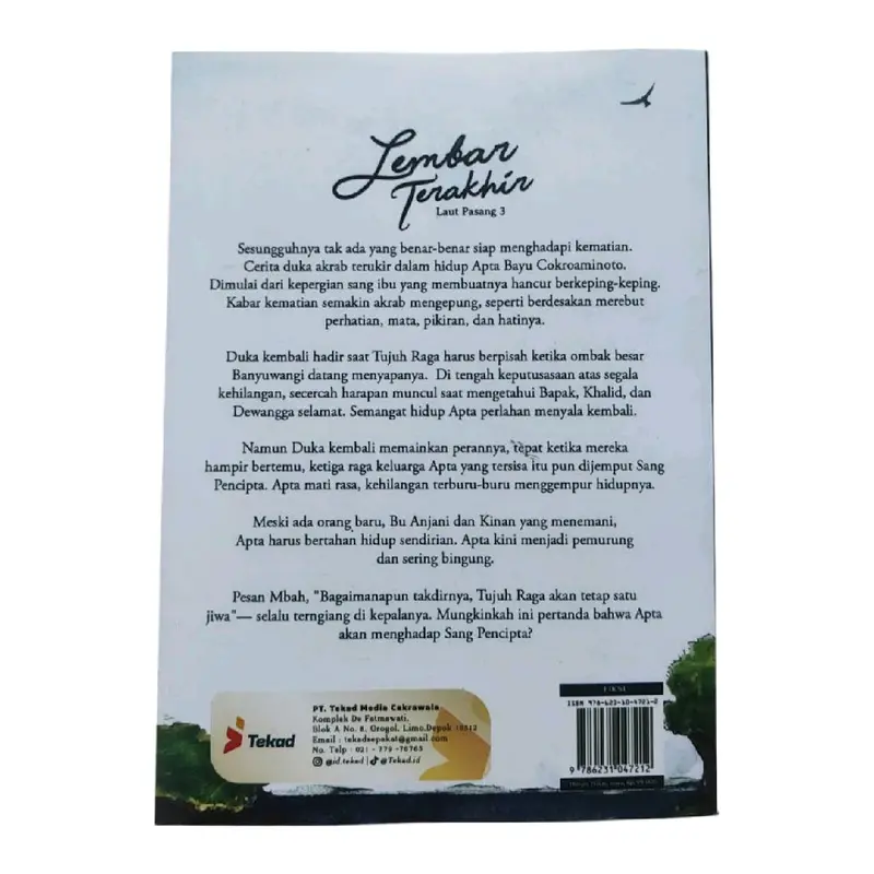 NOVEL REMAJA BEST SELLER LEMBAR TERAKHIR / (LAUT PASANG 3) by LILPUDU 1