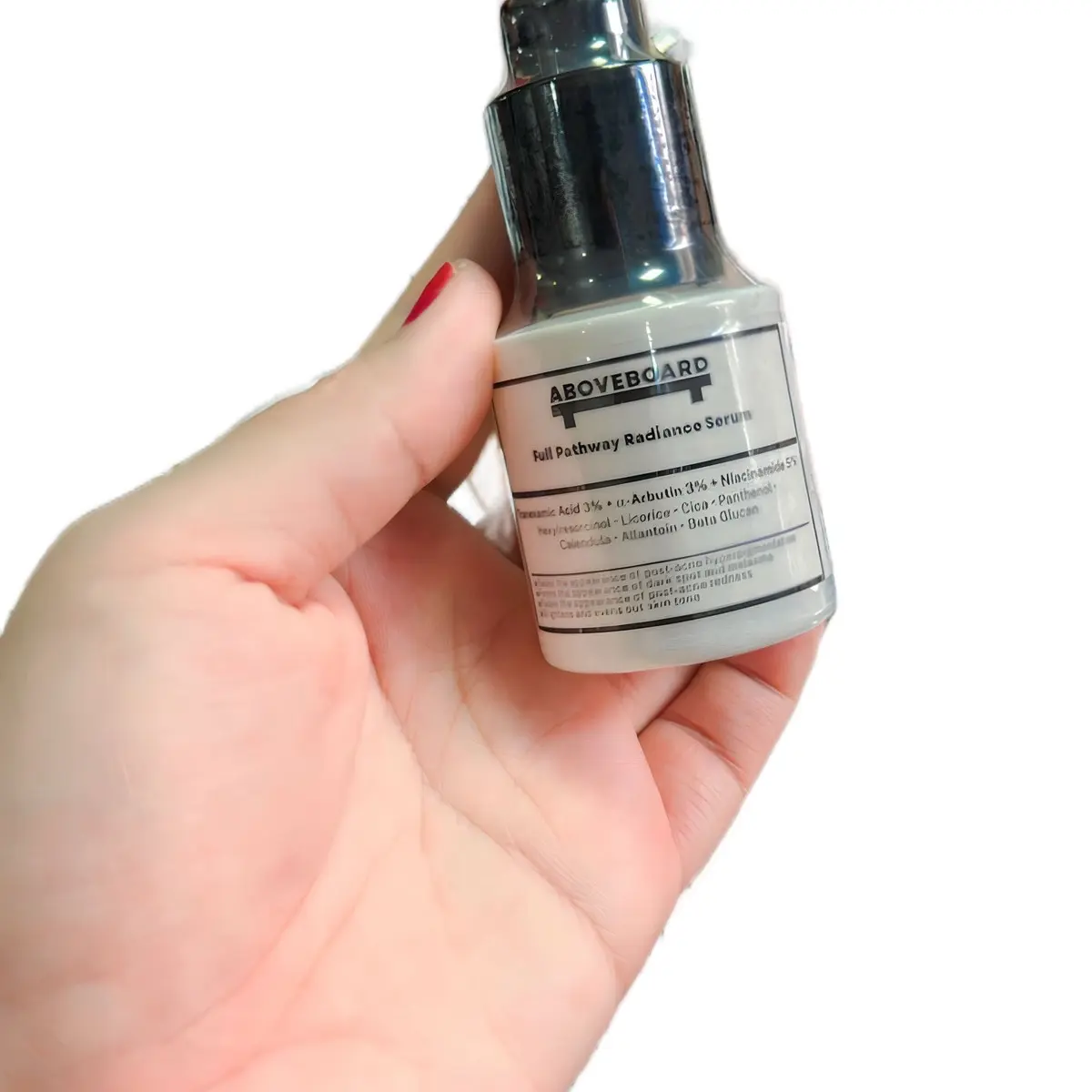 Serum Aboveboard Original Mencerahkan dan Meratakan Warna Kulit dengan TranexamicAcid, Alpha Arbutin, Niacinamide, dan Centella Asiatica Perawatan Wajah