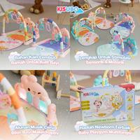Gambar KISUBO Playgym All in One Piano Playmats - RABBIT-PINK dari KISUBO Indonesia Kota Administrasi Jakarta Utara 3 Tokopedia