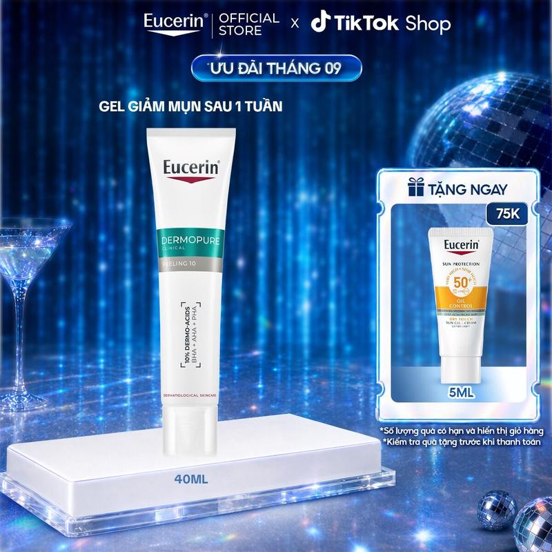 Tinh chất giảm mụn và nhờn Eucerin DermoPure Clinical Peeling 10 40ml