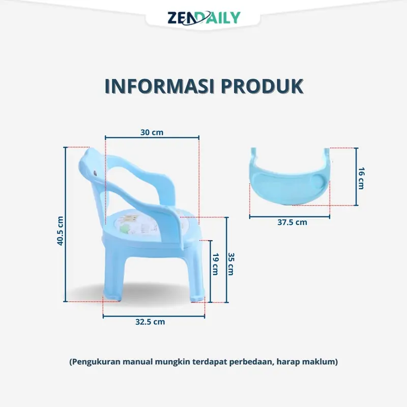 ZENDAILY Kursi Makan Anak Children's Dining Chair Kursi Bayi Kursi Anak 1