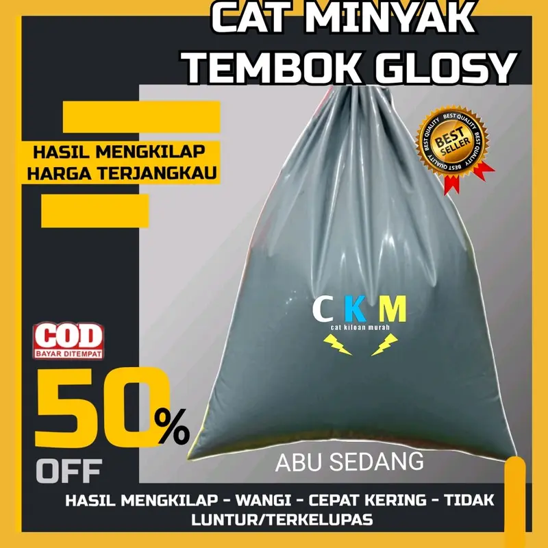 Cat minyak Tembok waterproof  1 kg ckm 11 Paint Filter 4