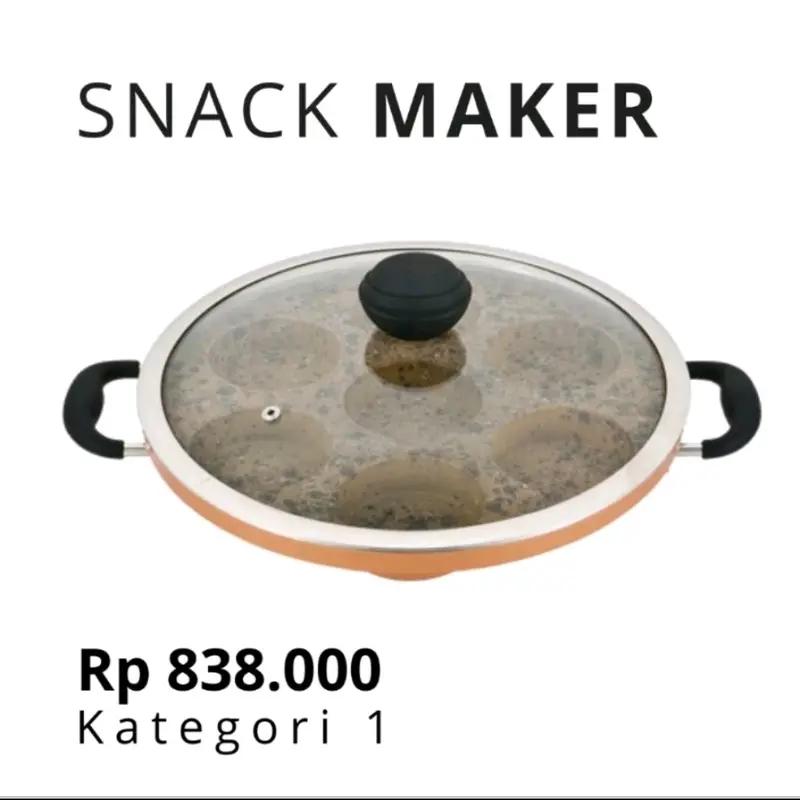 Snack maker signora lubang 8 cm / snack maker orange / cet akan kue lumpur apem terang bulan mini kue terangbulan Marble 3