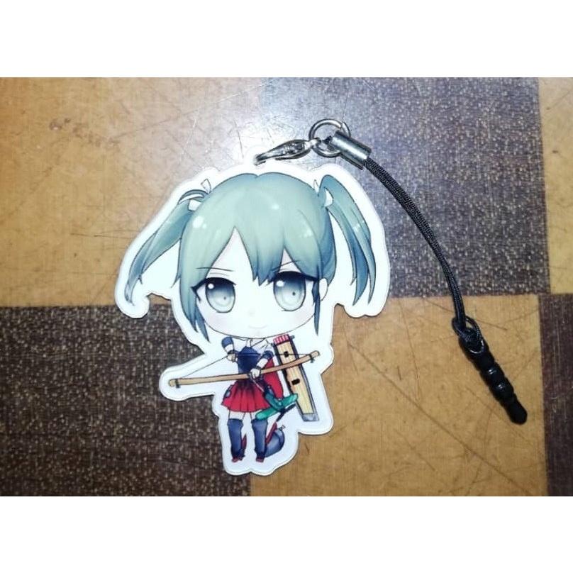 [Xsaye] Zuikaku Doujin Fan Art Cell Mobile Phone Audio Jacks Acrylic Charms Keychains *Kantai Collection (KanColle)*