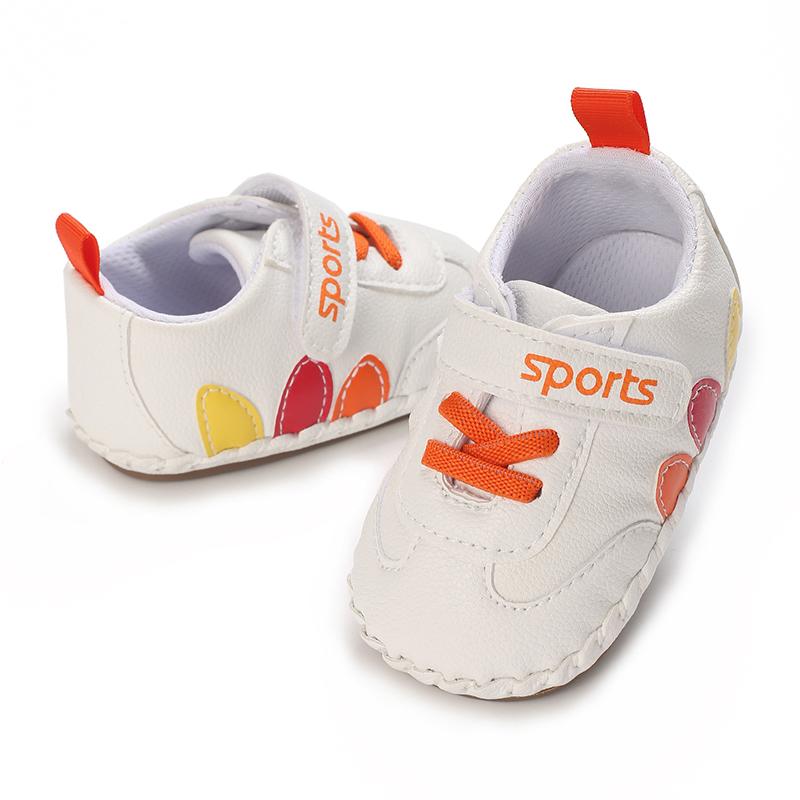 Product Introduction of Baby Shoes Newborn PU Leather Pure White Infant Casual Shoes Classic Boy Girl Patchwork First Walkers Soft Sole Walking 31