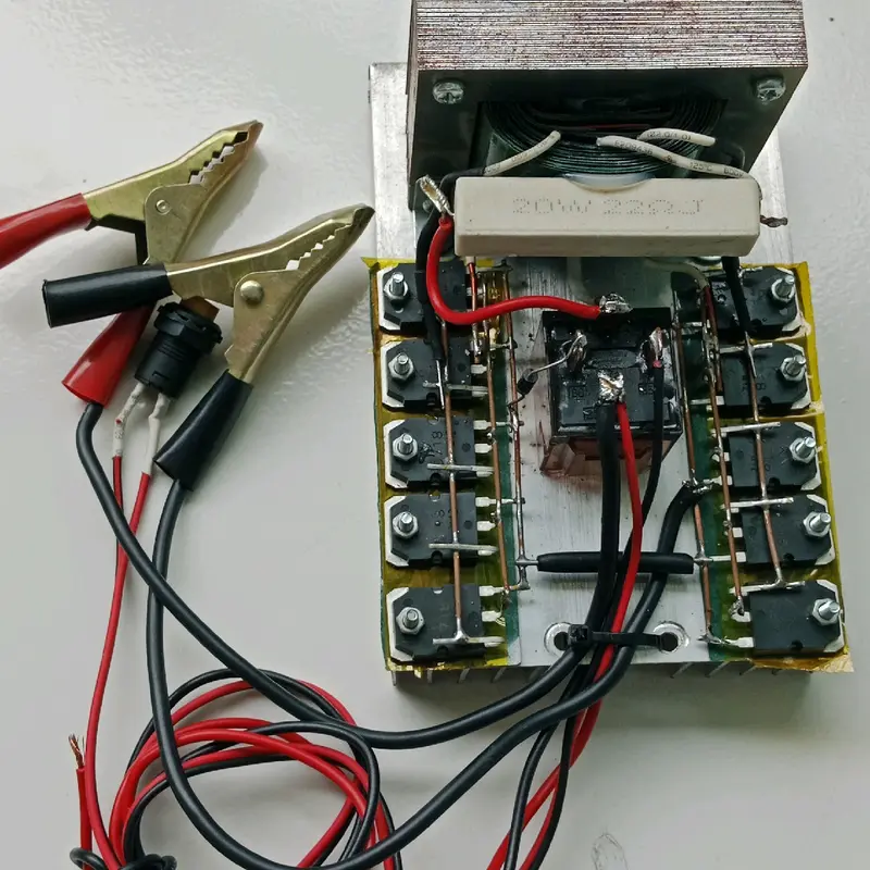 MESIN INVERTER 10 transistor 2