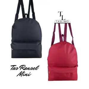 [TASLIMO] TATA Tas Ransel Mini Ransel Bag Wanita/Ransel mini Polos/Tas Gendong Cewek Fashion  Tas Wanita