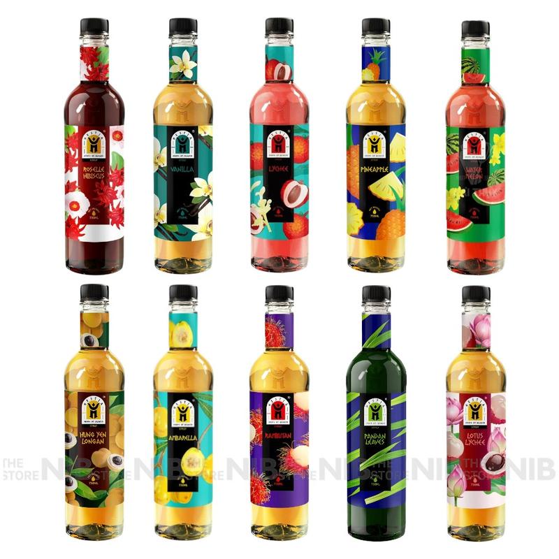 Siro/ syrup Hestia chai 750ml Nhiều Loại