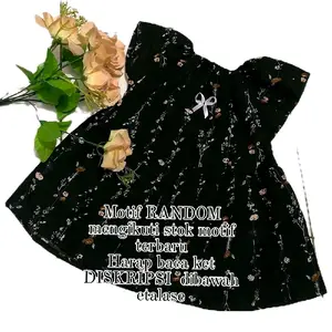 Dres batik anak usia 1 thn sampai 3 thn Rayon Anak-Anak Motif Random
