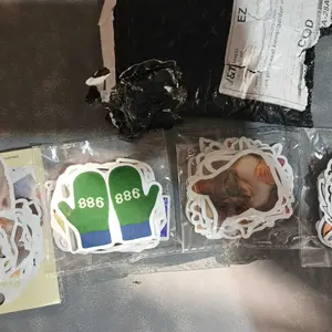 Lucu 50PCS Paket emotikon kucing DIY Stiker Tahan Air Cocok untuk Helm/Koper/Botol/Laptop/Buku Harian/Buku/Cangkang Ponsel/Skateboard/Kulkas/motor/Bumper/Tempat Pensil