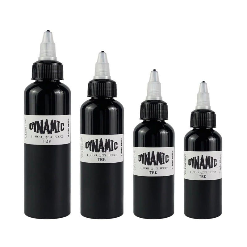Dynamic Color Co. Promo Tinta Tatto Dynamic 15ml TBK Tinta Profesional BLK Hitam Buatan di AS tato tempore murah dynamic 15ml Temporary temporer