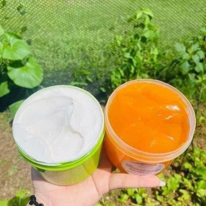 Combo dành cho da ngâm chai lì , khửu thâm kích trắng da body ( mỗi hủ 250gr ) 5