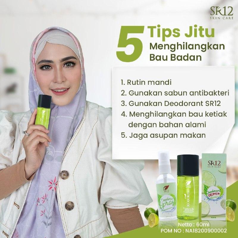 DEODORANT SPRAY ANTI BAU BADAN SR12 3