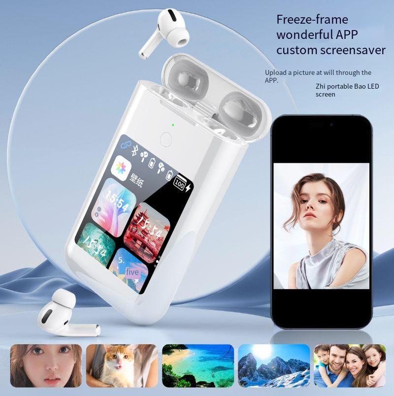 Product Introduction of Tai Nghe Bluetooth, 5000mAh, TF20-2nd A98 HỘP Mới, Màn Hình Đa Phương Tiện 2.8 inch, Cầm Tay, Thiết Kế Kho Báu 3 Trong 1, Đèn Pin 1