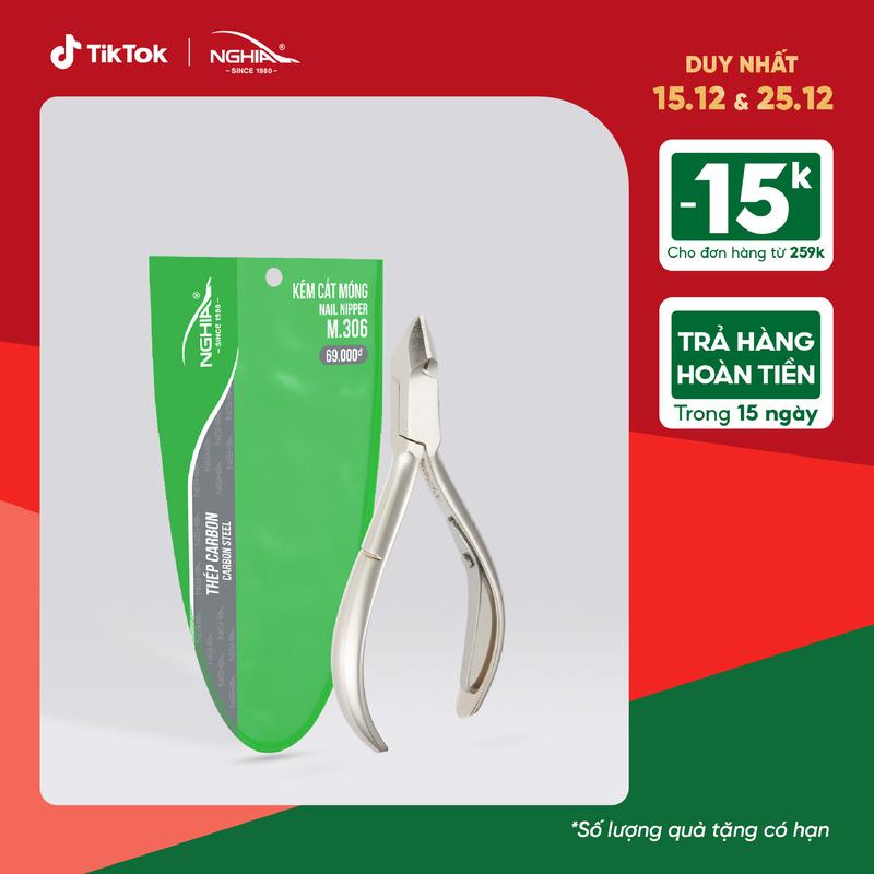 Kềm cắt móng thép chuyên dụng KỀM NGHĨA M.306 Nam-Nữ