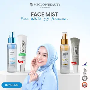 MS GLOW - FACE MIST FREE WHITE BB PREMIUM