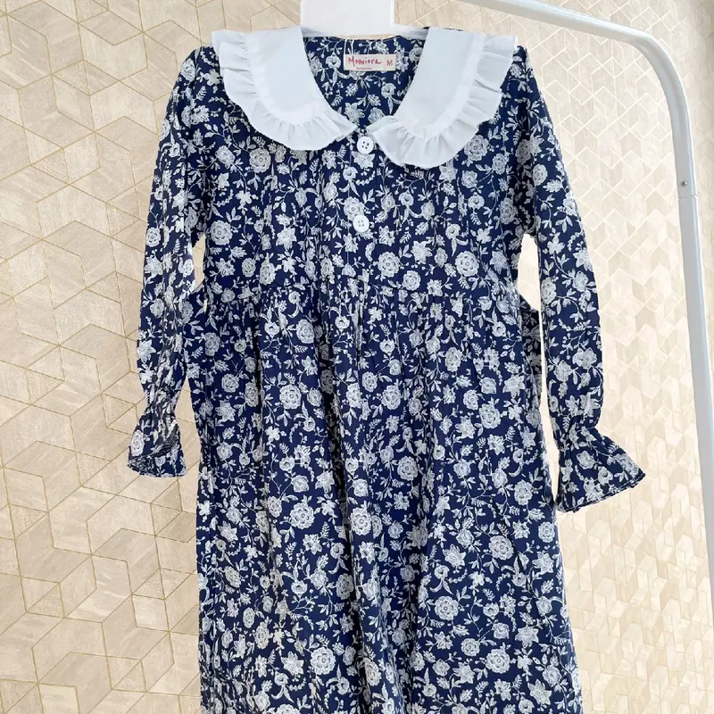Dress Salma anak perempuan tunik usia 3-8 tahun katun jepang import 6