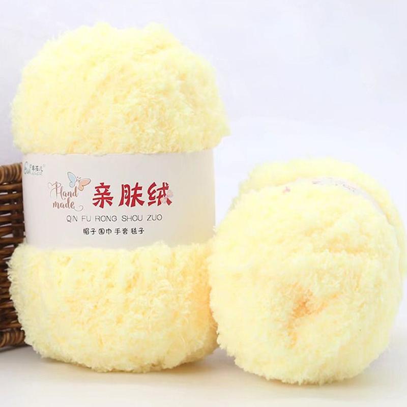 Product Introduction of เส้นด้าย Chenille กำมะหยี่ปะการังบางนุ่ม ผ้าขนหนูถัก เส้นด้ายโครเชต์ ถักมือ เสื้อกันหนาว DIY ตุ๊กตา 50 กรัม / ชุด 12