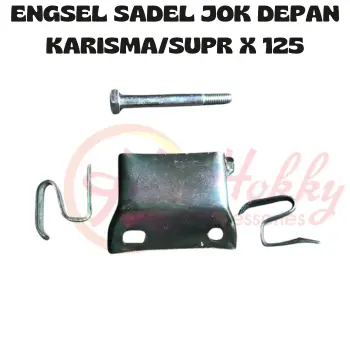 Engsel sadel jok depan karisma/Supra X 125 Bahan super tebal