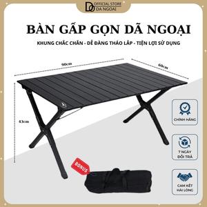 bàn camping gấp gọn dã ngoại, dã ngoại cắm trại du lịch ngoài trời bằng hợp kim cacbon sơn tĩnh điện gọn nhẹ