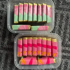 Isi 10 Coklat Dubai Viral Caramella Pistachio Kunafa Mini Chocolate Premium Isi Pistachio & Kunafa Kualitas Terbaik