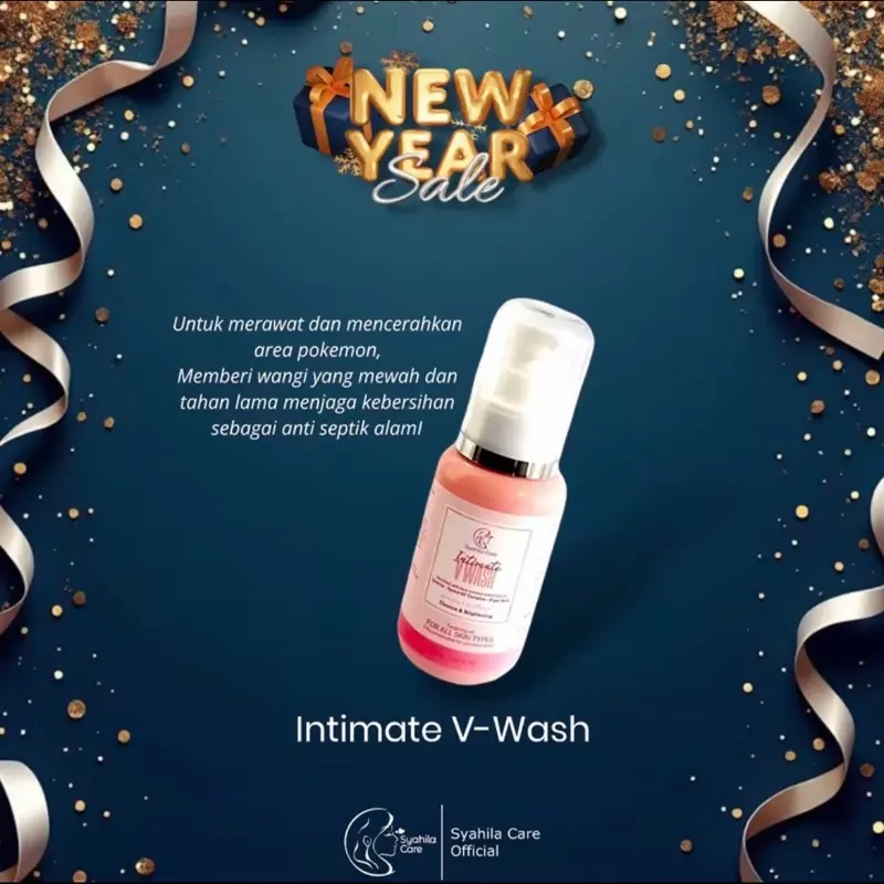 V wash syahilacare cleanse brightening Kewanitaan