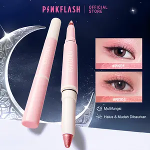 [Official]Pinkflash Flash-To-Go Duo Eyeshadow Stick Matte&Shimmer High Pigmented Blendable Smooth Multipurpose Transfer-proof Lasting E38