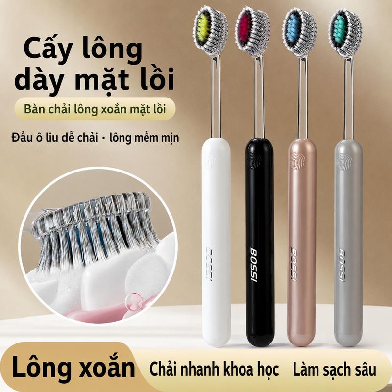 【Heart Moon】Bàn chải đánh răng tiến sĩ nhỏ chính hãng Cao cấp rộng đầu lồi sâu…