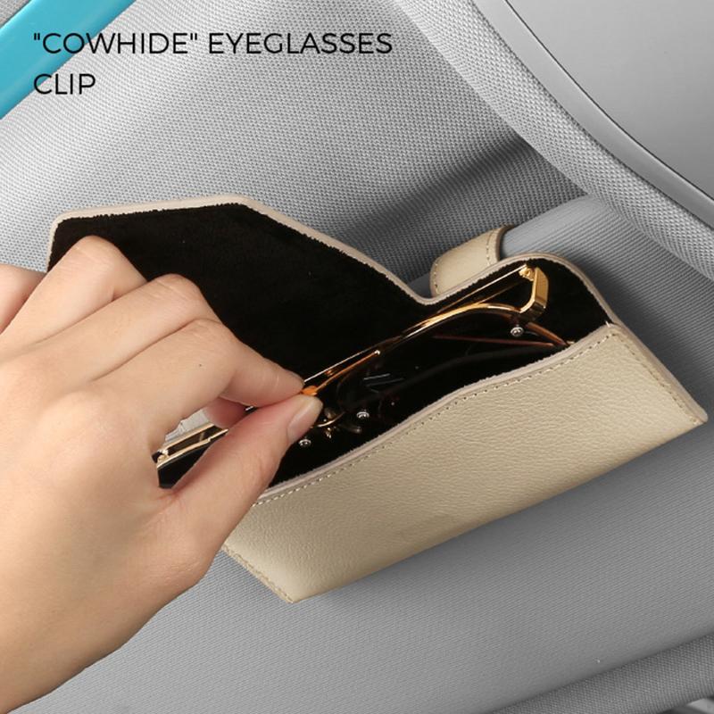 Product Introduction of Car Glasses Case Auto Sun Visor Glasses Holder Sunglasses Clip Card Ticket Holder Multi-Function Automobile Accessories  Storage 39