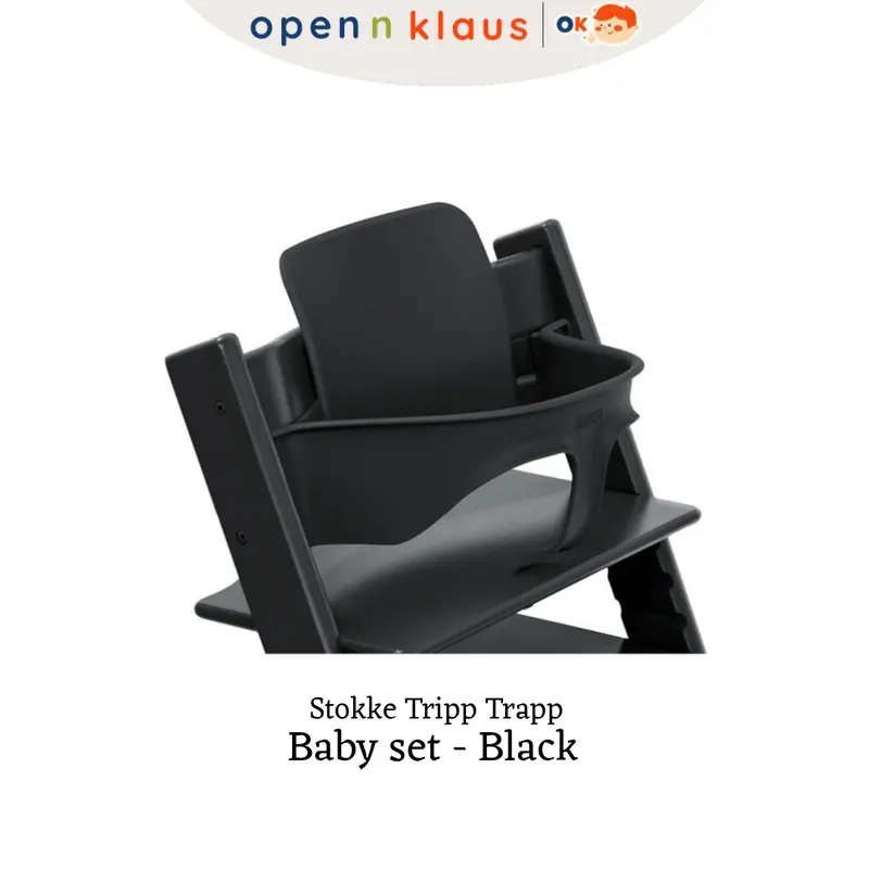 STOKKE Baby set - Guardrail and extended gliders-   for Tripp Trapp Adjustable High chair MPASI bayi 1