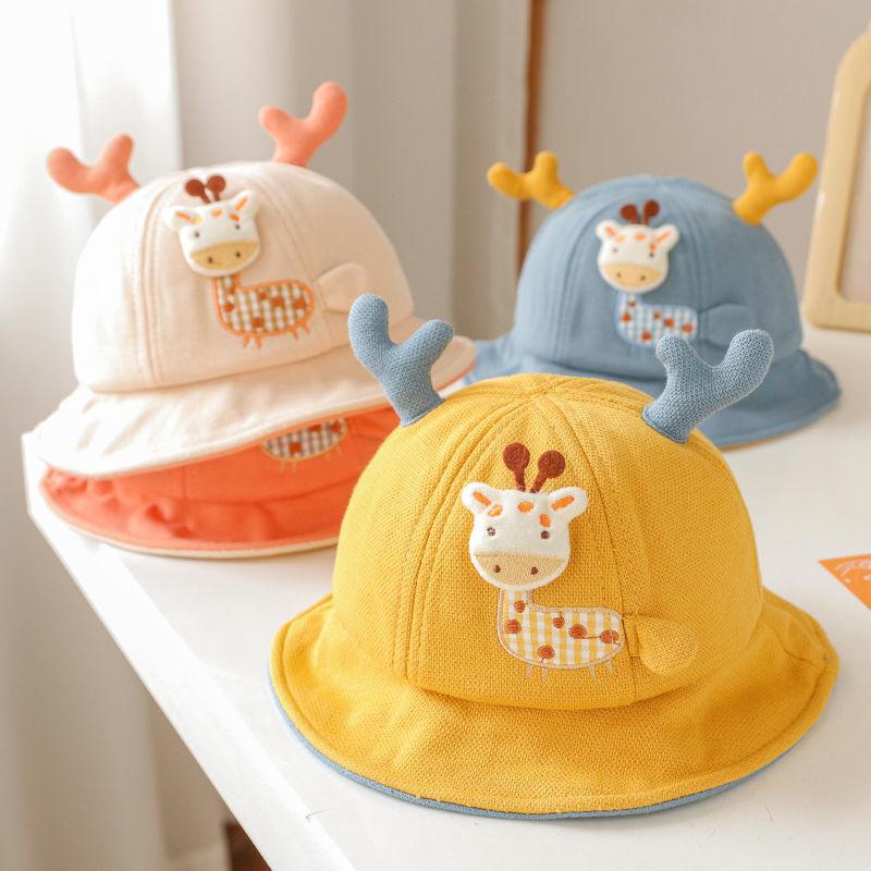 Product Introduction of Mũ Xô Tai Hươu Cao Cổ Dễ Thương Cho Bé, Mũ Ngư Dân Cotton Ngoài Trời Cho Trẻ Em, Bé Trai Và Bé Gái, Mũ Che Nắng Panama, Mùa Xuân Và Mùa Hè 4