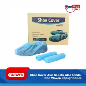 SHOE COVER ALAS SEPATU ALAS SANDAL NON WOVEN ONEMED 50PSG 100PCS