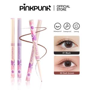 (COD) Gel eyeliner pencil PinkPunk Tahan Lama Pigmen Tinggi Kalis air dan peluh sesuai untuk pemula