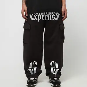 Synthesis Expertise Celana Panjang Cargo CoolLetters Kargo Panjang  Bahan Fleece Cargo Fleece Long Pants