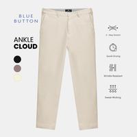 Gambar BLUEBUTTON Trouser Celana Bahan Pria Stretch Celana Ankle Pants Cloud Tidal Foam - Tidal Foam, 30 dari BlueButton Kota Cimahi 5 Tokopedia