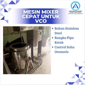 Mesin Mixer Cepat untuk VCO Kapasitas 100 Liter | Mesin Pemisah Minyak Kelapa