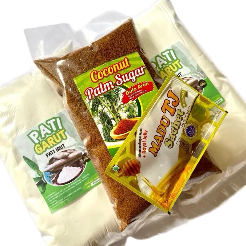 Pati garut 1 kg free gula aren halus 200gr & madu pati irut asam lambung pati garut solusi penderita maag asam lambung sakit perut nyeri uluhati dll 2