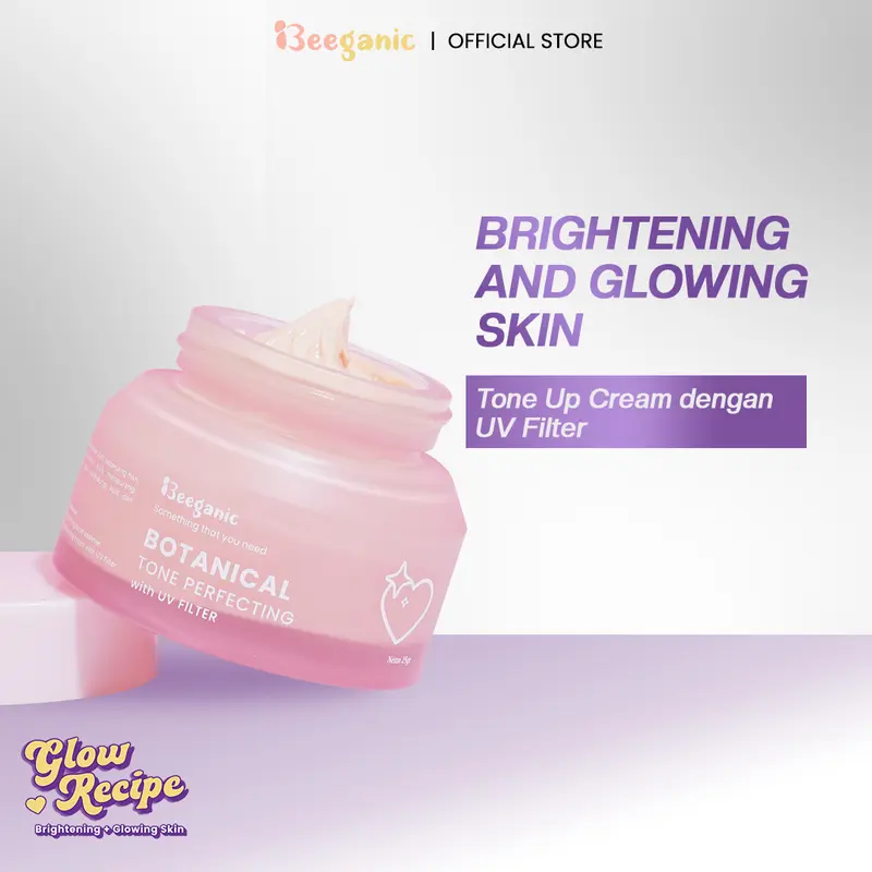 Beeganic Botanical Tone Perfecting With UV filter (Tone up Cream) Mencerahkan 0