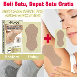 Underarm Patch For Sweat 12pcs-Absorption Underarm Antiperspirant Strips Armpit Sweat Pads Ketiak Keringat Deodorant Anti Bau Roll Memutihkan Kosmetik