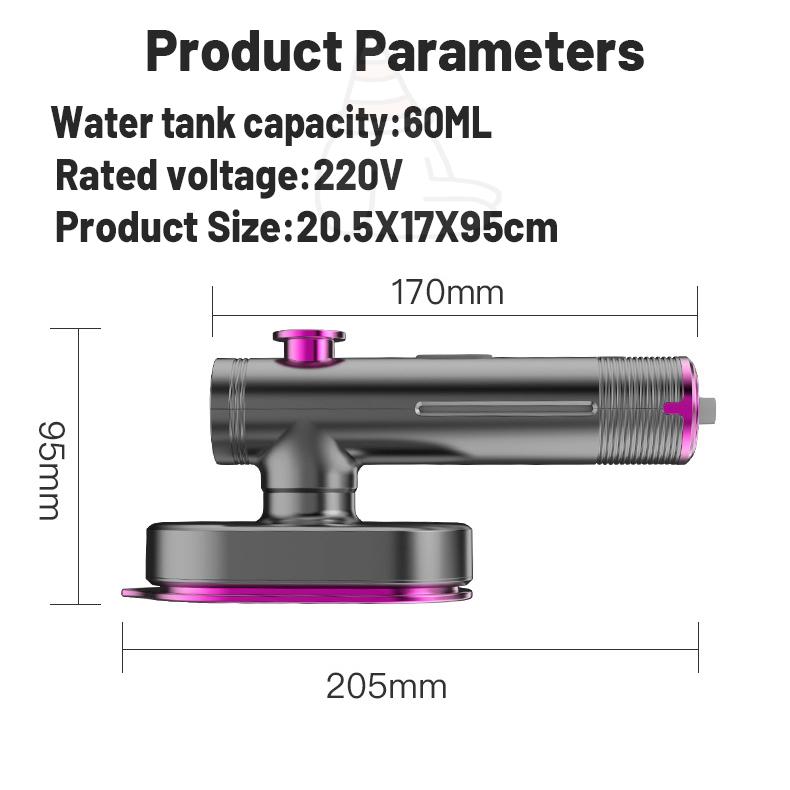 Product Introduction of SG SPOTS Portable Mini Electric Iron - Wet & Dry Handheld Ironing Machine for Travel and Home Use 18