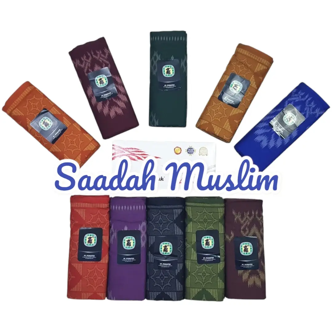 Sarung Gajah Duduk Asi Kembang Motif Full Kembang Bahan Katun Halus