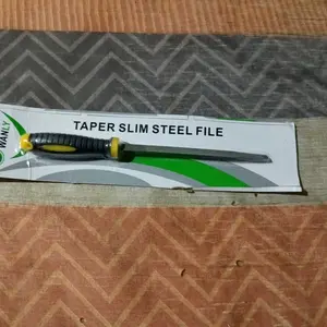 Kikir Segi Tiga Gagang Karet / Kikir Segitiga + Gagang 4" / Kikir Besi Baja / Kikir Gergaji Kayu