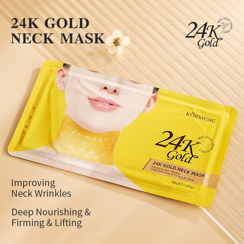 KORMESIC24K Gold Essence Moisturizing Neck Mask 5 pieces 1