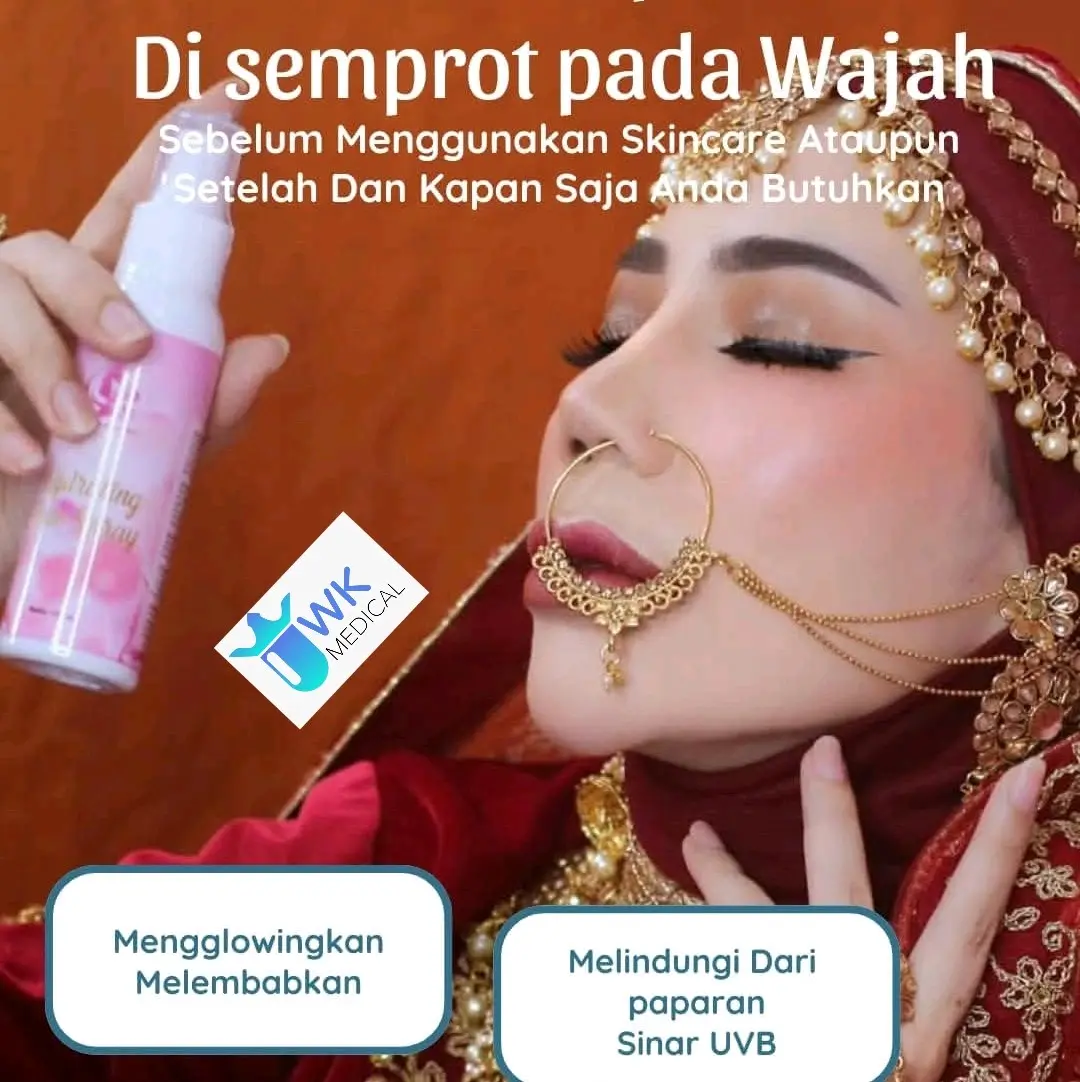 D'SARS Face Spray Face Mist Glow ORIGINAL *FREE KONSULTASI AGEN* WK Medical
