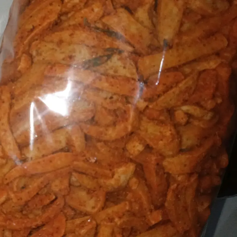 Keripik Kering Basreng Pedas Daun Jeruk Snack Makanan - Food 7