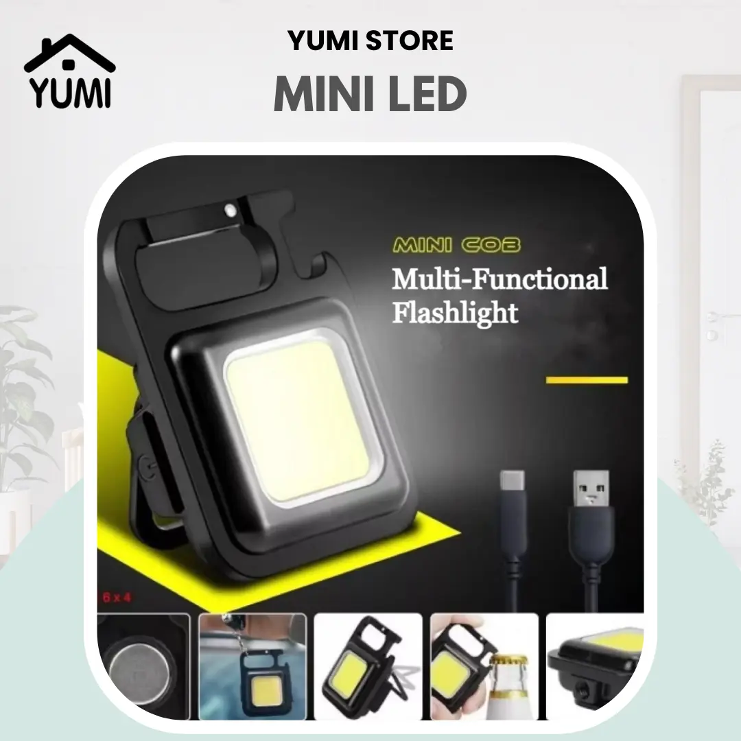 Factory outlet YUMI Store Lampu Led Gantungan Kunci Serbaguna / Led Emergency / Lampu Cas USB