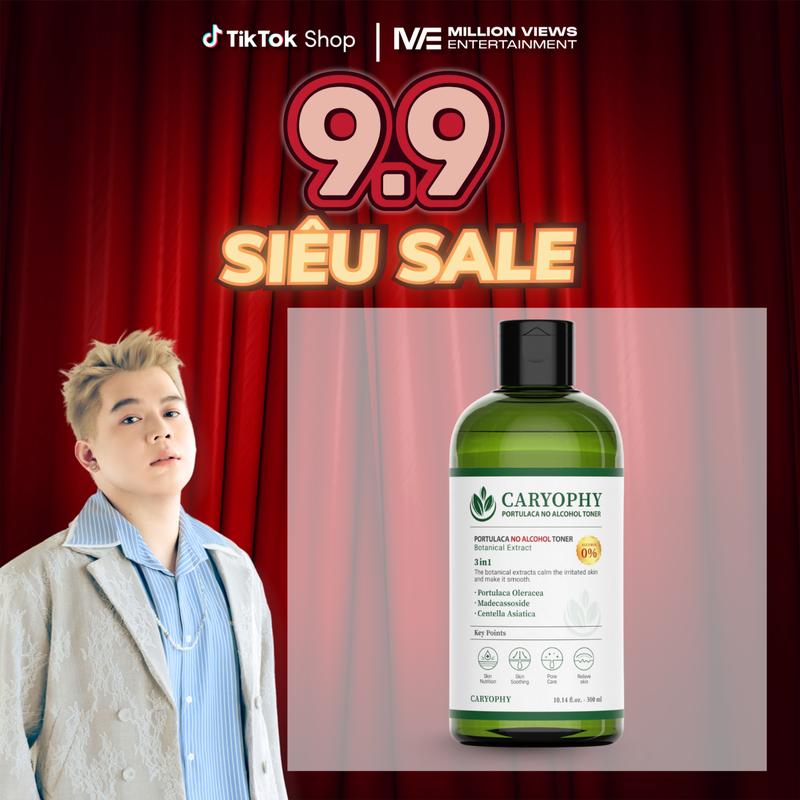 [LONG CHUN x minie] Nước Hoa Hồng Caryophy Giảm Mụn Kiềm Dầu Giảm Thâm 300ml