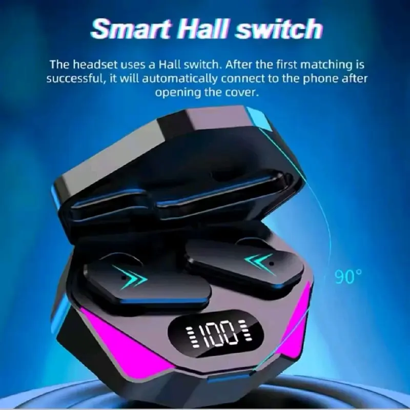 X15 TWS Wireless Bluetooth Headset Waterproof Noise Cancelling LED Earbuds with Mic Headphone 5